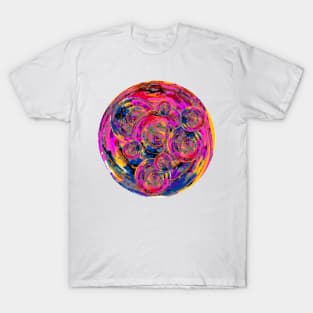 Sphere 2 Pattern in Pink T-Shirt